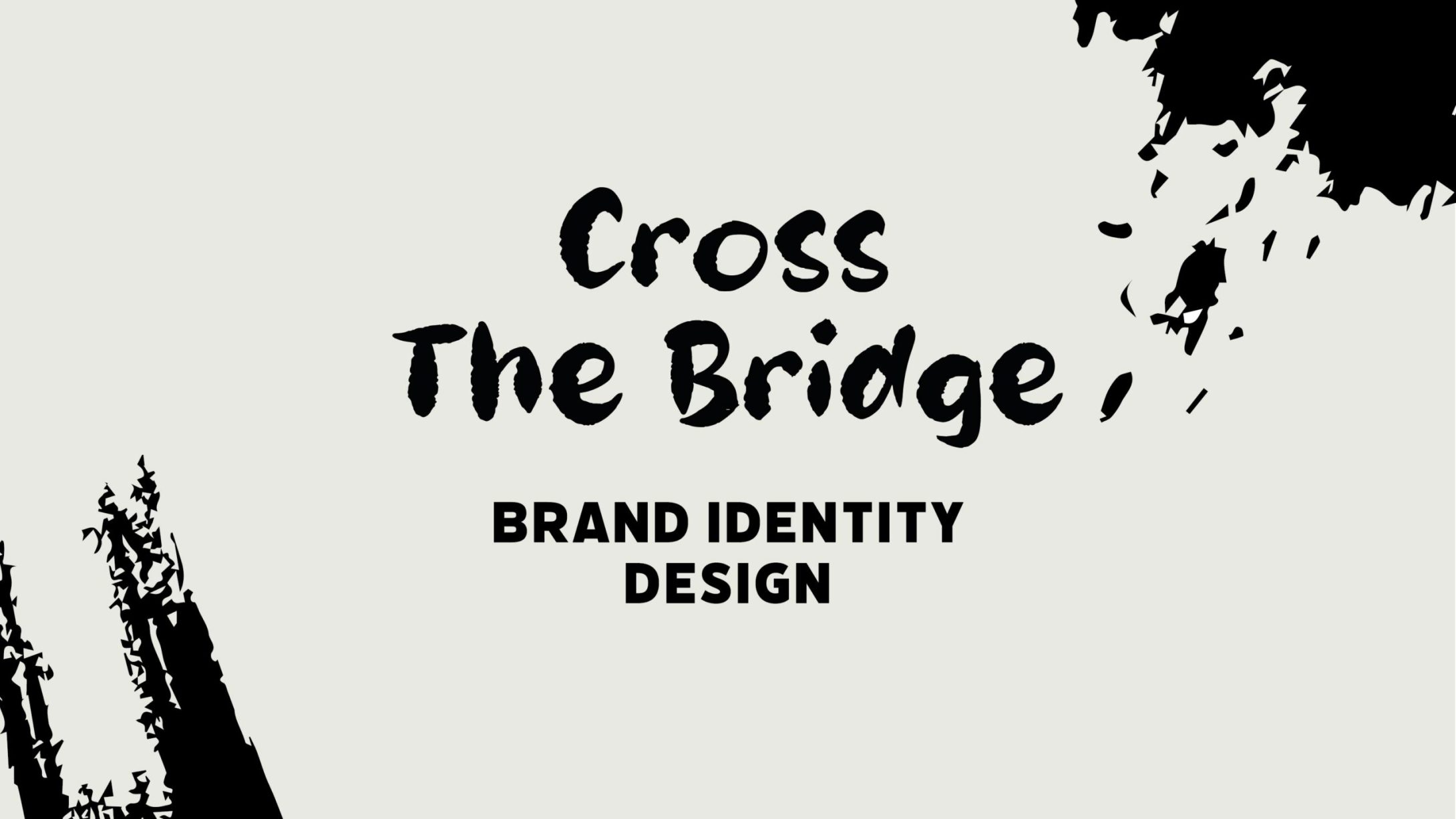 Logo guideline cross the bridge portfolio main page